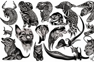 Animals of the Philippines tattoo idea