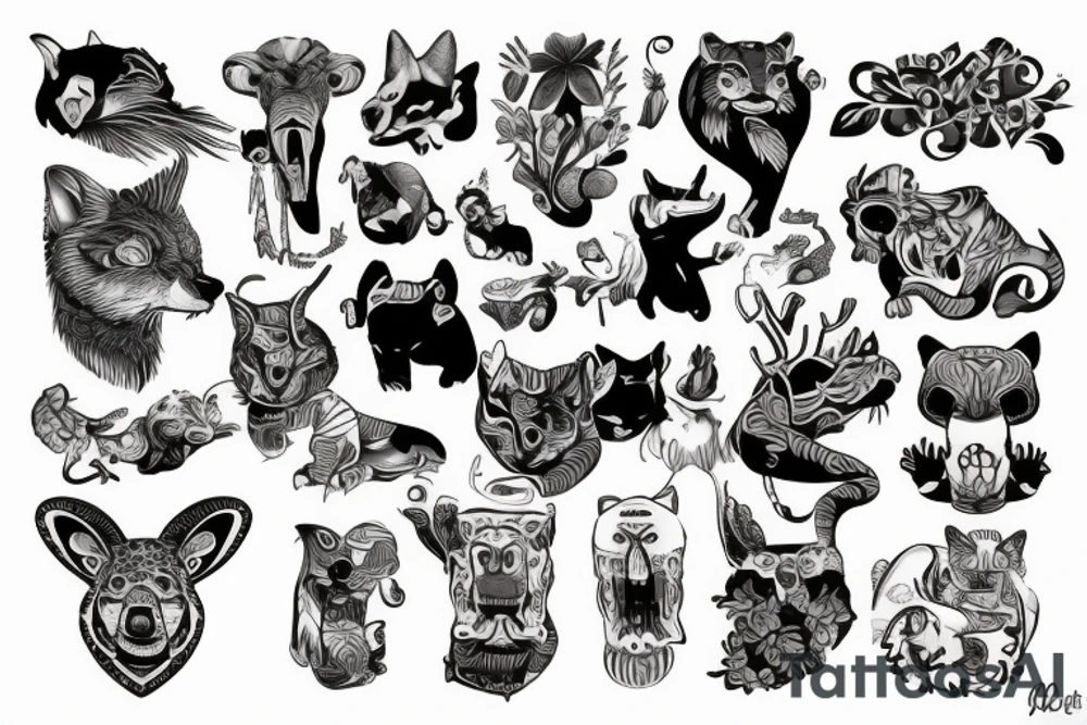 Animals of the Philippines tattoo idea