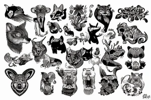 Animals of the Philippines tattoo idea