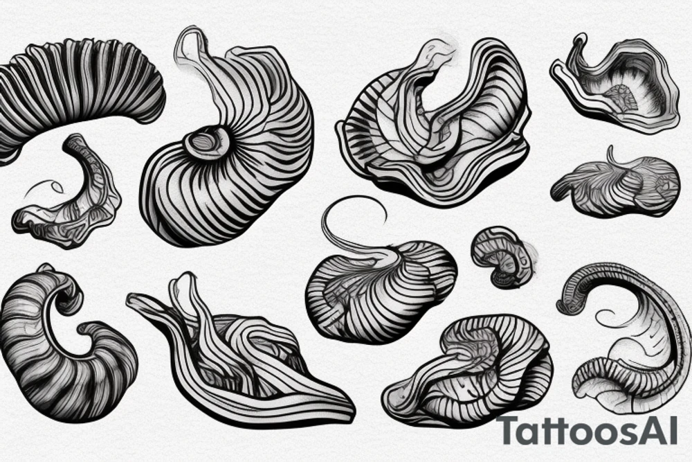 Giant clam tattoo idea