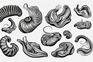 Giant clam tattoo idea