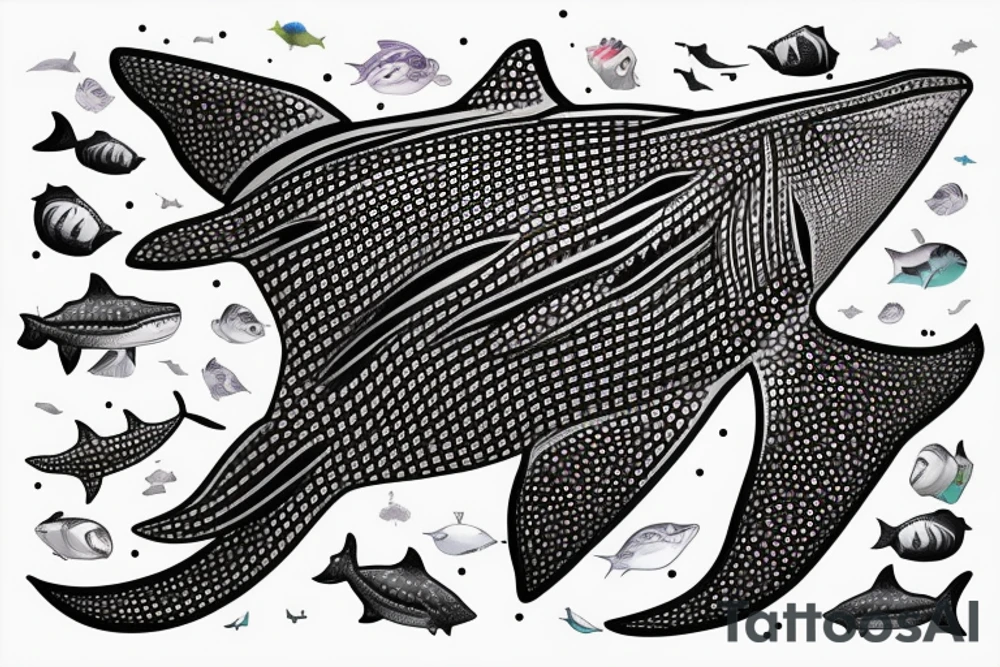 Whale shark tattoo idea