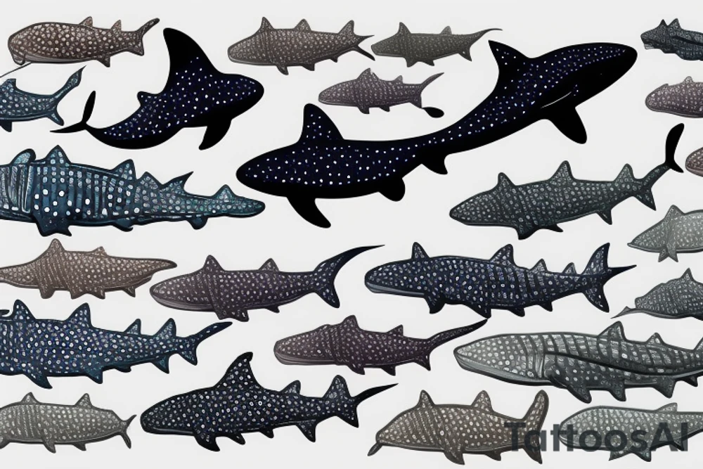 Whale shark tattoo idea