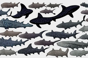 Whale shark tattoo idea