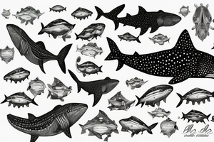 Whale shark tattoo idea