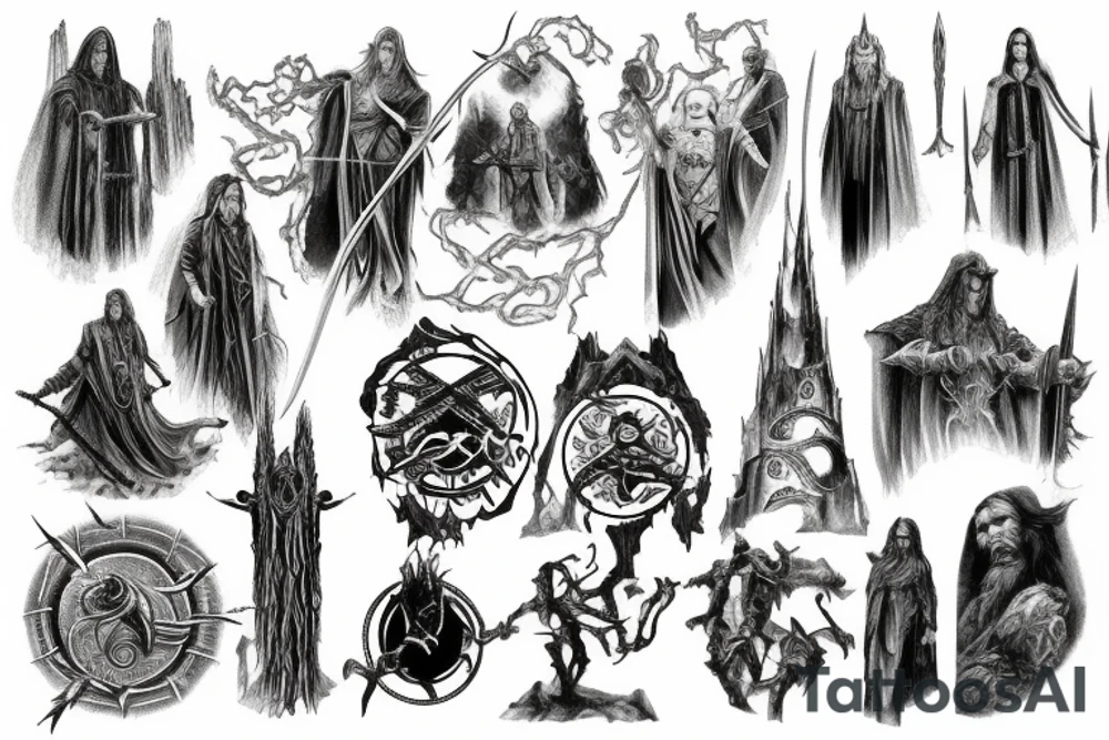 lord of the rings
tower tattoo idea