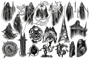 lord of the rings
tower tattoo idea