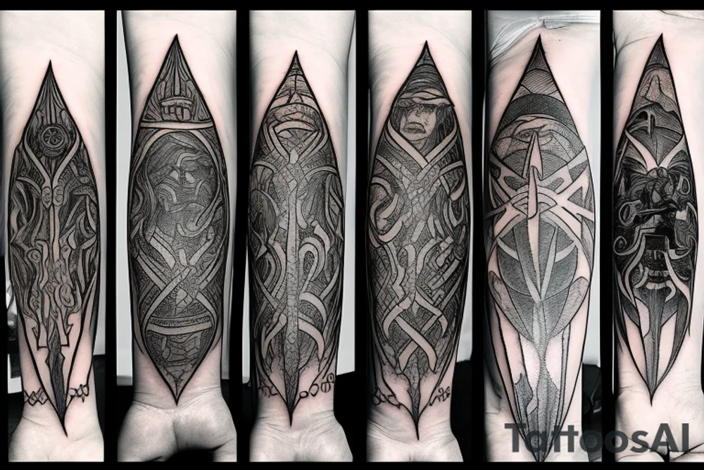 lord of the rings
tower tattoo idea
