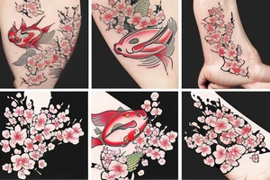 koi fish
cherry blossom
temple tattoo idea