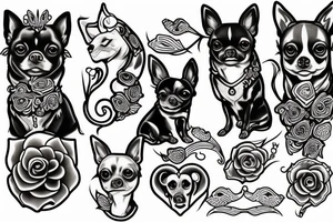 Chihuahua tattoo idea