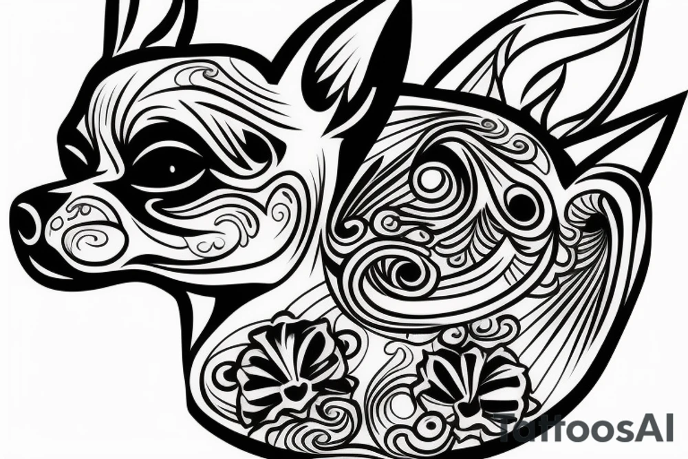 Chihuahua tattoo idea