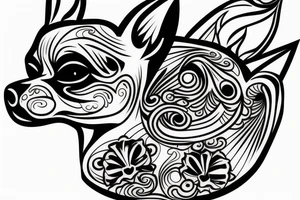 Chihuahua tattoo idea