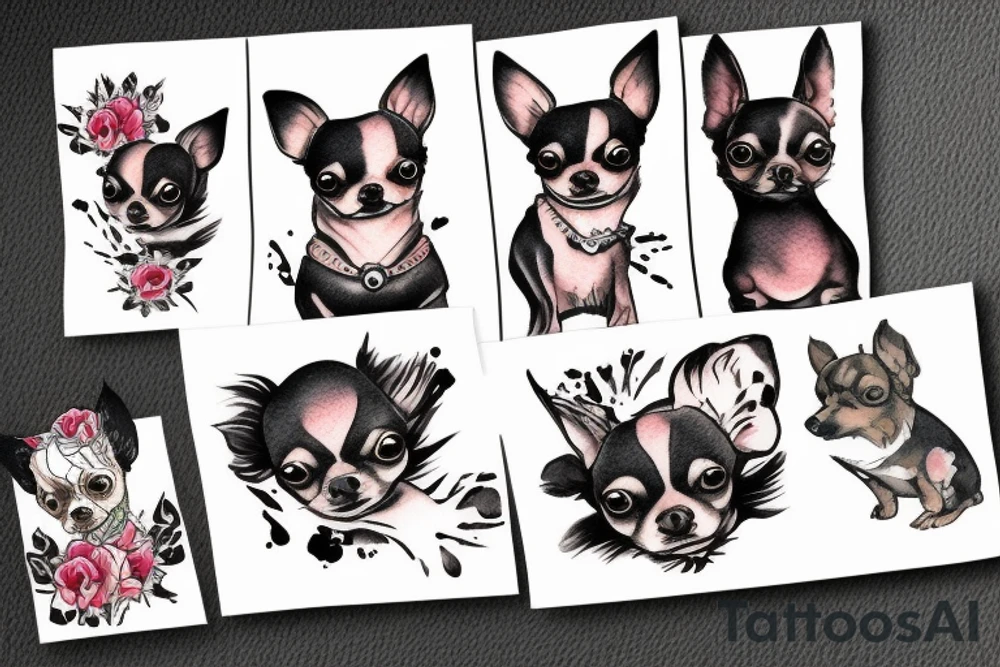 Chihuahua tattoo idea