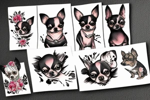 Chihuahua tattoo idea