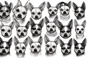 Blonde 
Chihuahua tattoo idea