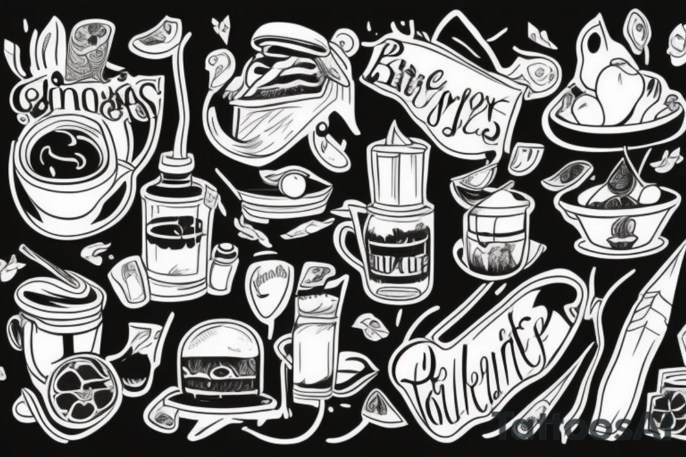 Restaurant tattoo idea
