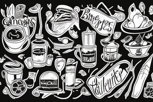 Restaurant tattoo idea