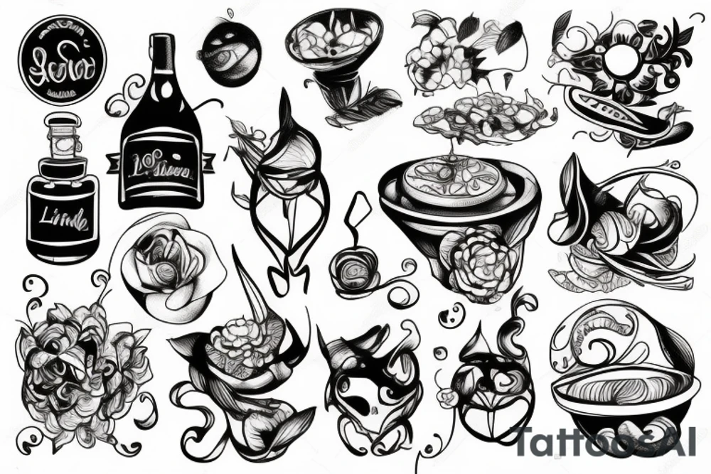 Line Cooking tattoo idea