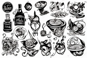 Line Cooking tattoo idea