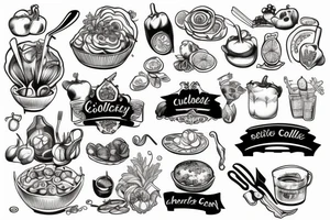 Culinary tattoo idea