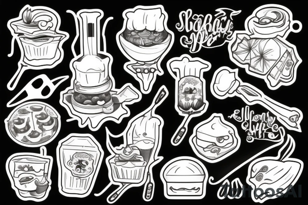 Culinary tattoo idea