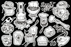 Culinary tattoo idea
