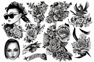 Tvár Zeusa ktorá je ako socha ale je tam prasklina kde mu vidno pravú tvár tattoo idea