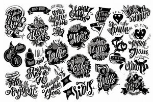 It’s the small things that count tattoo idea