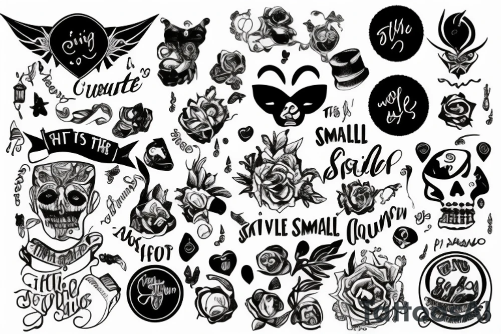 It’s the small things that count tattoo idea