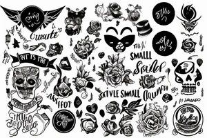 It’s the small things that count tattoo idea
