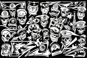 military tattoo idea