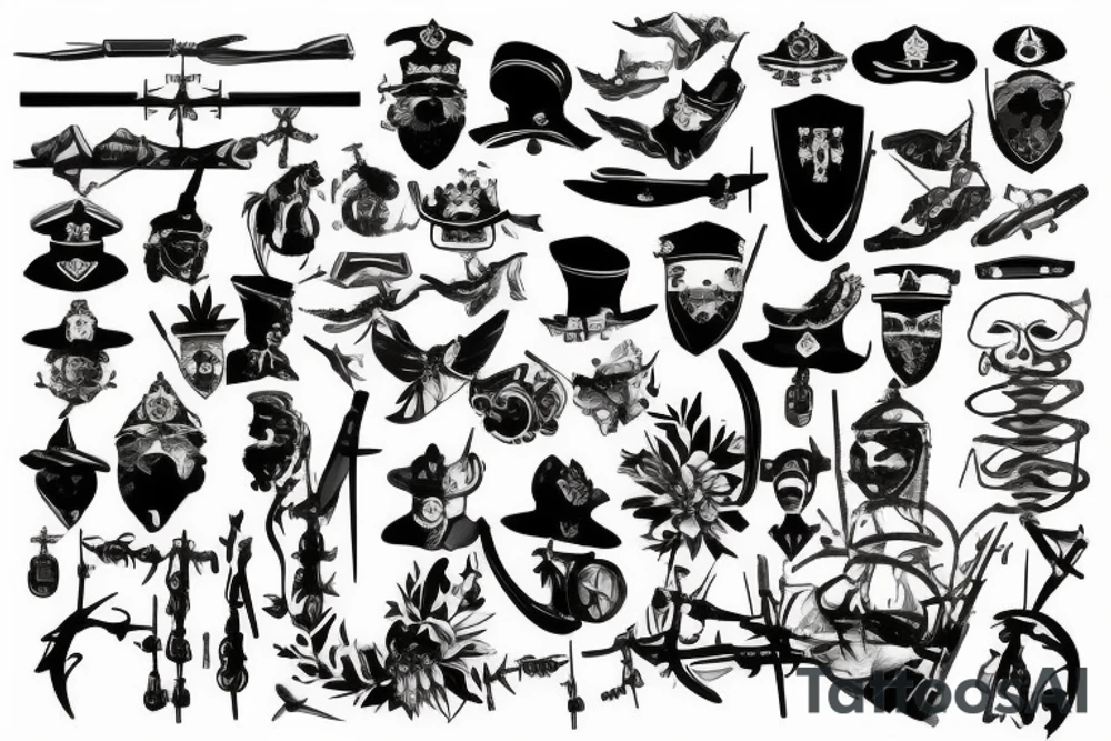 military tattoo idea