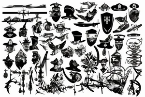 military tattoo idea