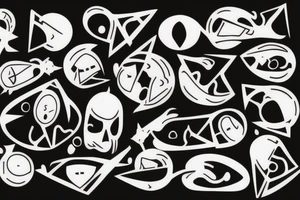 bombs and explosions on torso tattoo idea