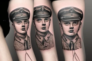 army trash polka tattoo idea
