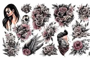solemn war torn soul contemporary tattoo on stomach tattoo idea
