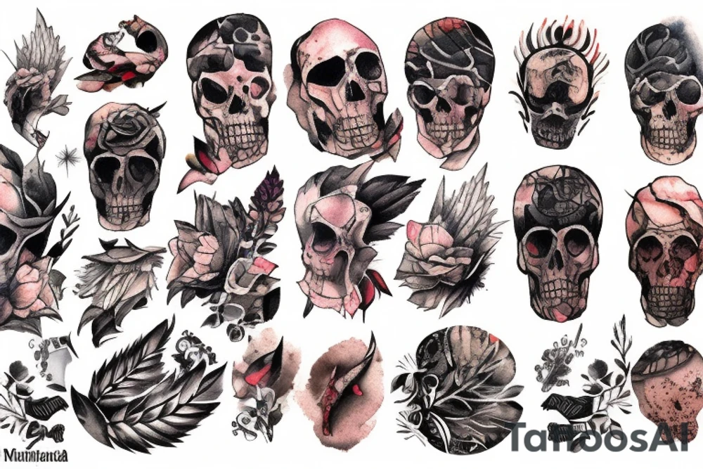 solemn war torn soul contemporary tattoo on stomach tattoo idea