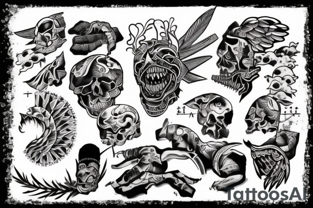 solemn war torn soul contemporary tattoo on stomach tattoo idea