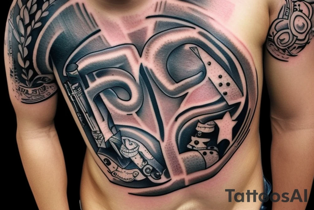 tattoo on stomach military homage tattoo idea