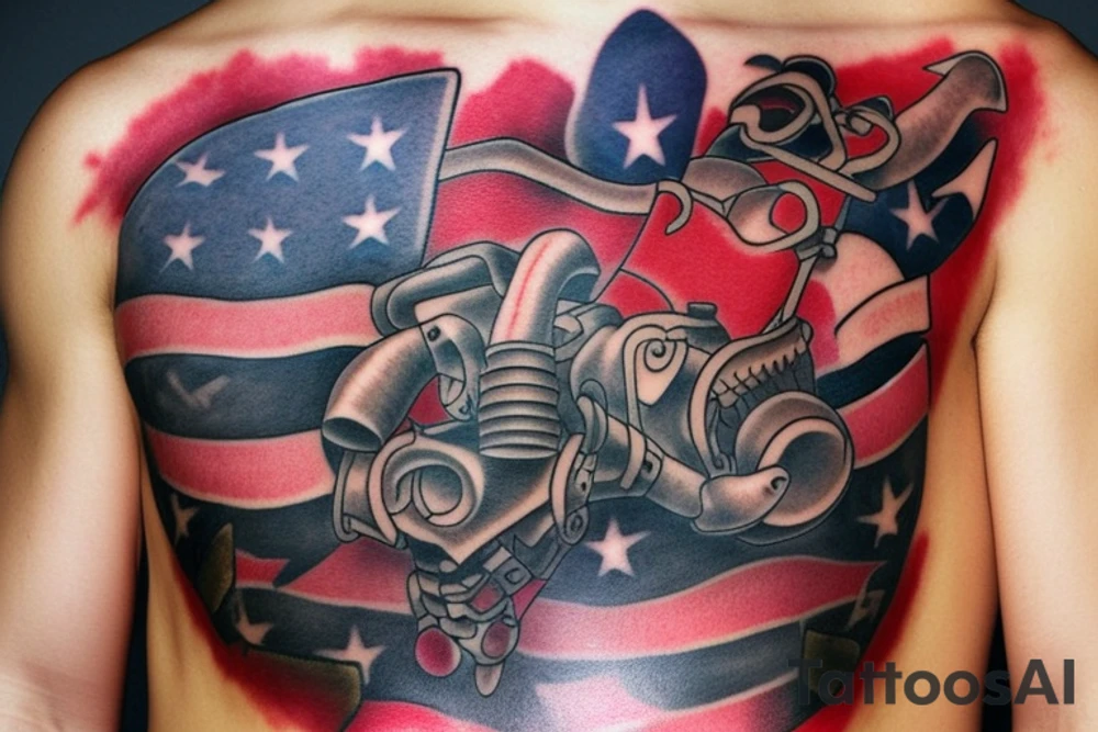 tattoo on stomach military homage tattoo idea