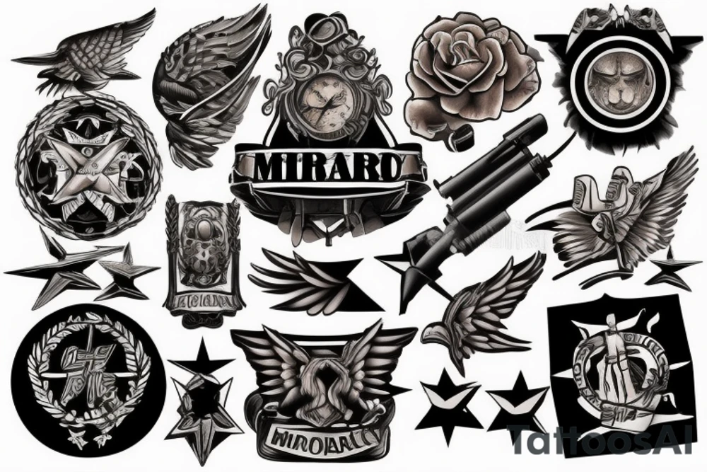 tattoo on stomach military homage tattoo idea