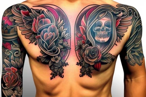 full torso tattoo design tattoo idea