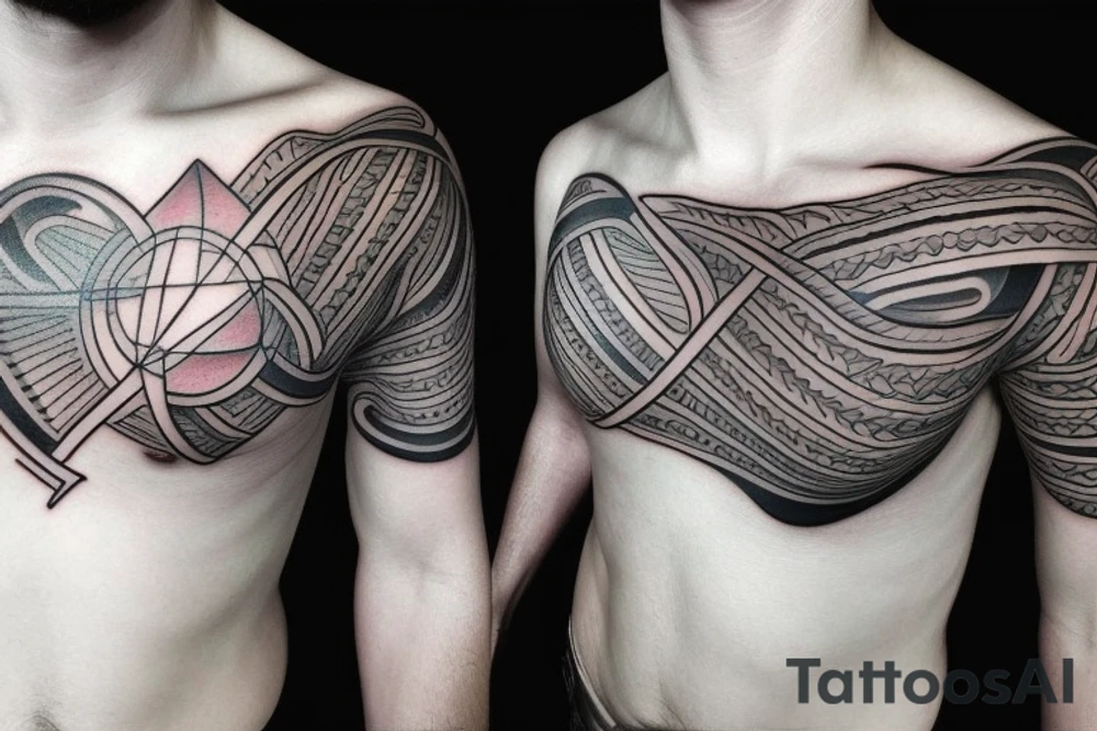 full stomach tattoo design hyper realistic compass tattoo idea