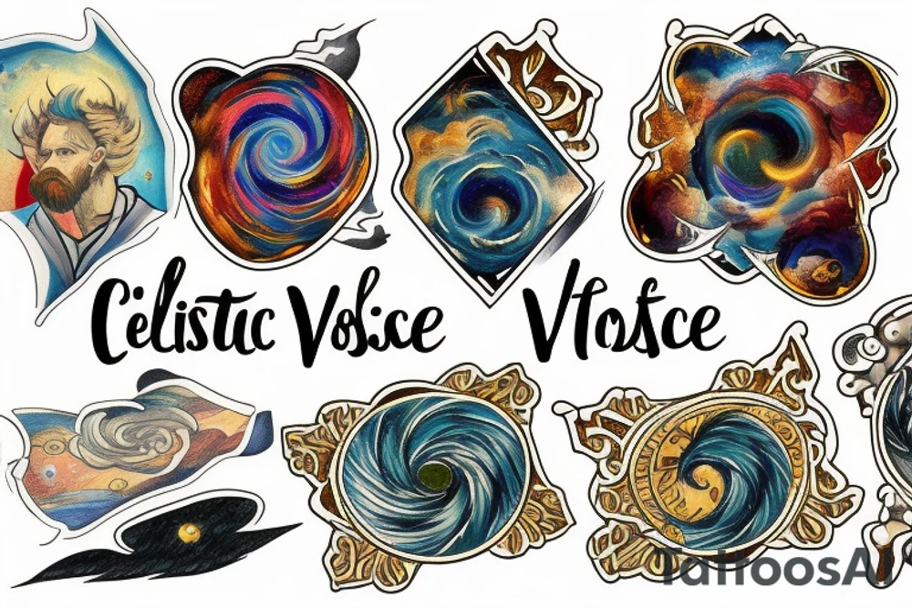 celestial voyage tattoo idea