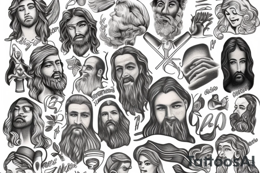 god is like jesus tattoo idea