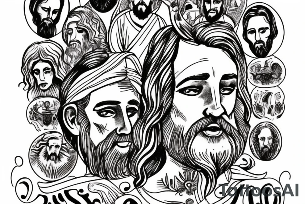 god is like jesus tattoo idea