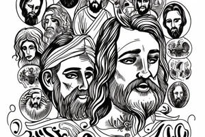 god is like jesus tattoo idea