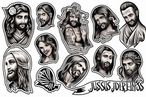 jesus tattoo idea