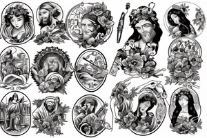 jesus tattoo idea