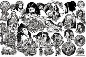 jesus tattoo idea